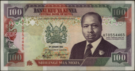 Kenia  P27 100 Shillings 1992