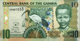 Gambia  P32.a 10 Dalasis 2015 (No date)