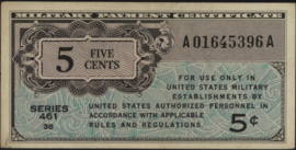 Verenigde Staten van Amerika (VS) PM1 5 Cents (19)46 (No date)