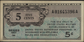 United States of America (USA)   PM1 5 Cents (19)46 (No date)