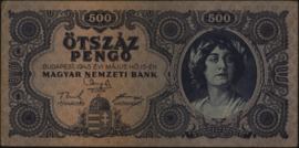 Hungary P117/B526 500 Pengo (Ötszaz) 1945