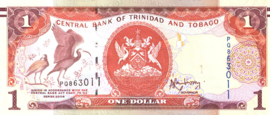 Trinidad en Tobago P46A.a 1 Dollar 2006 (No date)