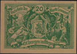 Oostenrijk - Noodgeld - St. Georgen im Attergau KK.889 20 Heller 1920