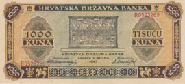 Kroatië P12.a 1.000 Kuna 1943