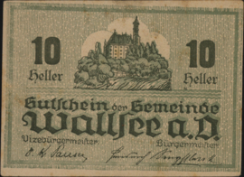 Oostenrijk - Noodgeld - Wallsee KK. 1137 10 Heller 1920