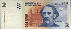 Argentinië P352 2 Pesos 2002 (No date)