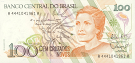 Brazilië P220.a 100 Cruzados Novos 1989 (No Date)