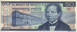 Mexico  P73 50 Pesos 1981