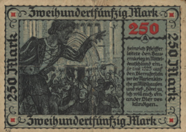 Germany - Emergency issues - Mühlhausen   Müller:3000 250 Mark 1922