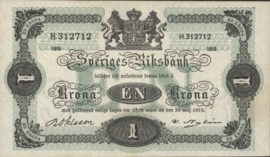 Zweden  P32.b 1 Krona 1915
