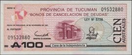 Argentinië S2715 100 Australes 1991
