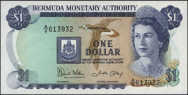 Bermuda  P28/B201 1 Dollar 1986