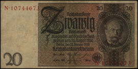 Duitsland P181.a:K 20 Reichsmark 1929