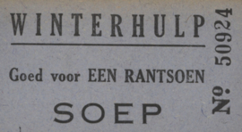 Winterhulp  Netherlands (WHN) A ration of soup 1940/1944