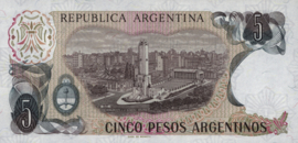 Argentinië P312.a1 5 Pesos Argentinos 1983-84 (No date)