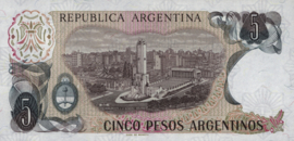Argentina P312 5 Pesos Argentinos 1983-84 (ND)