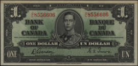 Canada  P58 1 Dollar 1937