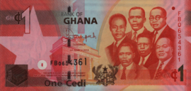 Ghana  P37 1 Cedi 2013