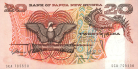 Papua New Guinea P10 20 Kina (1989-2001) 2002 (No date)