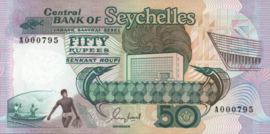 Seychellen  P34.a 50 Rupees 1989 (No date)