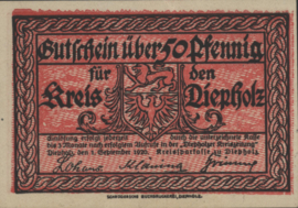 Duitsland - Noodgeld - Diepholz Grab/Mehl.:273 50 Pfennig 1920