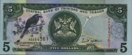 Trinidad and Tobago  P42 5 Dollars 2002 (No date)