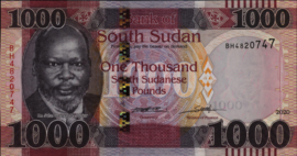 Soedan (Zuid)  P17 1.000 Pounds 2020
