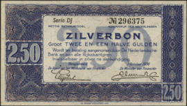 Netherlands  PL14/AV011 2½ Gulden 1938