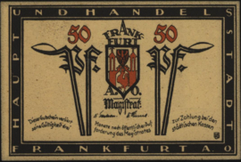 Germany - Emergency issues - Frankfurt Grab. 377.1 50 Pfennig 1922 (No date)