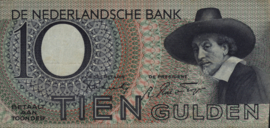 Netherlands  PL40 10 Gulden 1943