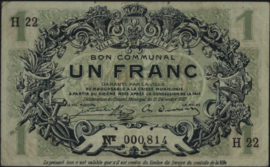 France - Emergency - Lille JPV-59.1636 1 Franc 1917