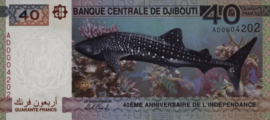 Djibouti P46.a 40 Francs 2017