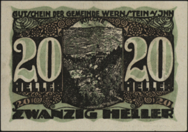 Oostenrijk - Noodgeld - Wernstein KK. 1174.I.a 20 Heller 1920 (No date)