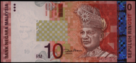 Malaysia  P46.a 10 Ringgit 2004