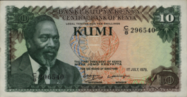 Kenia  P16 10 Shillings 1978