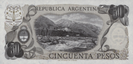 Argentina P301/B354 50 Pesos 1976-78 (No date)