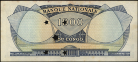 Congo Democratische Republiek (Kinshasa)   P8 1.000 Francs 1964