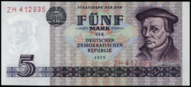 Duitsland - DDR  DDR23.b)ZA 5 Mark 1979 REPLACEMENT