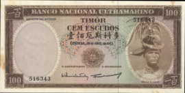 Timor  P28 100 Escudos 1963