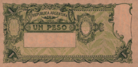 Argentinië P257.var1 1 Peso 1947