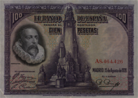 Spain  P76.a 100 Pesetas 1928