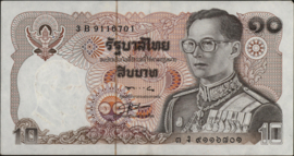 Thailand  P87/B156 10 Baht 1980 (No Date)