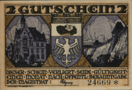 Duitsland - Noodgeld - Neheim a.d. Ruhr Grab/Mehl.:931 2 Mark 1920 (No date)