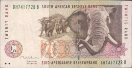 Zuid Afrika P124.b 20 Rand 1993-99 (No date)