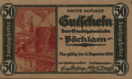 Oostenrijk - Noodgeld - Pöchlarn KK.:755 50 Heller 1920