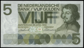 Nederland  PL22.a 5 Gulden 1966