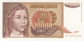 Joegoslavië P116.a 10.000 Dinara 1992