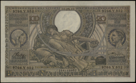 Belgium - Francs/Belgas P107.4 100 Francs 1942