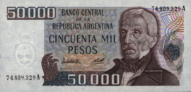 Argentinië P307 50.000 Pesos 1979-83 (No date)