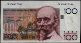 Belgium P142.a 100 Francs 1982-1994 (No date)